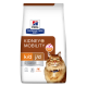 Sac de nourriture pour chats Hill's Prescription Diet Kidney + Mobility avec un chat tigré brun, étiqueté "k/d j/d" et "Recommandé par les vétérinaires."