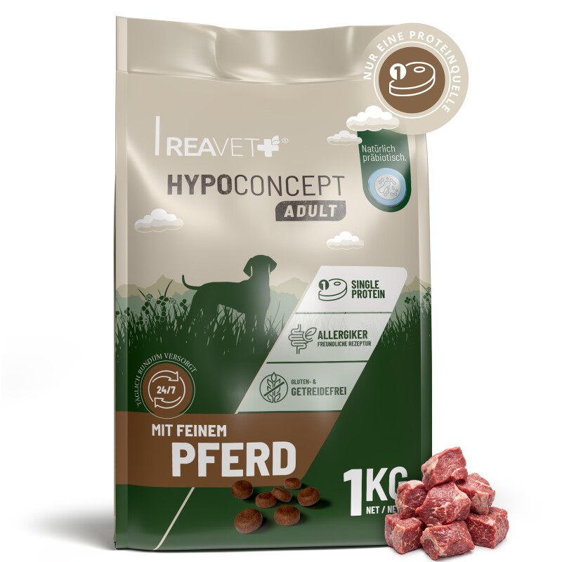 REAVET Hundetrockenfutter Hypoconcept – Pferd | 1kg