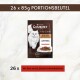 Purina Gourmet A la Carte Katzenfutterbeutel mit weißer Katze; zeigt '26 x 85g' und 'MIT RIND AN ERLESENEM SOMMERGEMÜSE.'