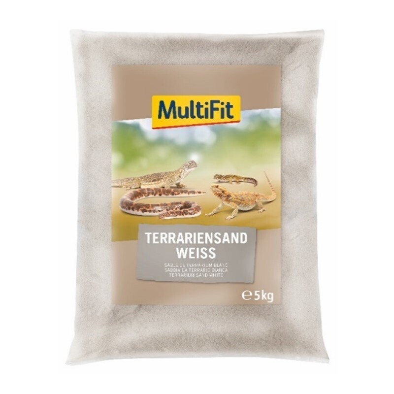 MultiFit Terrariumzand, 5 kg wit