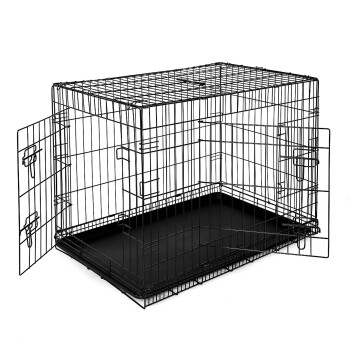 Lionto Hundetransportkäfig Tiertransportbox Hundebox Größe (S) 45x31x36 cm XL