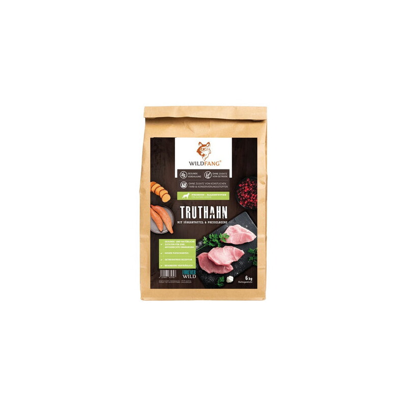 Wildfang ® Senior Trockenfutter mit Truthahn 6 kg