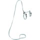 Light blue pet harness and leash set displayed against a transparent background, featuring adjustable straps and a metal clip.