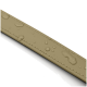 Eine Nahaufnahme einer wasserabweisenden beigen Hundeleine mit Wassertropfen auf der Oberfläche, die ihre Haltbarkeit und ihr Design zeigt.