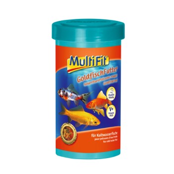 multifit nourriture principale pour poissons rouges 250ml