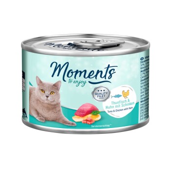 MOMENTS Adult 6x140g Thunfisch & Huhn mit Schinken MOMENTS Adult 6x140g Thunfisch & Huhn mit Schinken