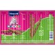 L'emballage de Vitakraft CatStick montre un chat joueur et six bâtonnets "95% Extra Meaty" avec des ingrédients de poulet et d'herbe à chat.