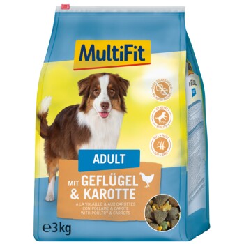 MultiFit Adult mit Geflügel & Karotte 3 kg
