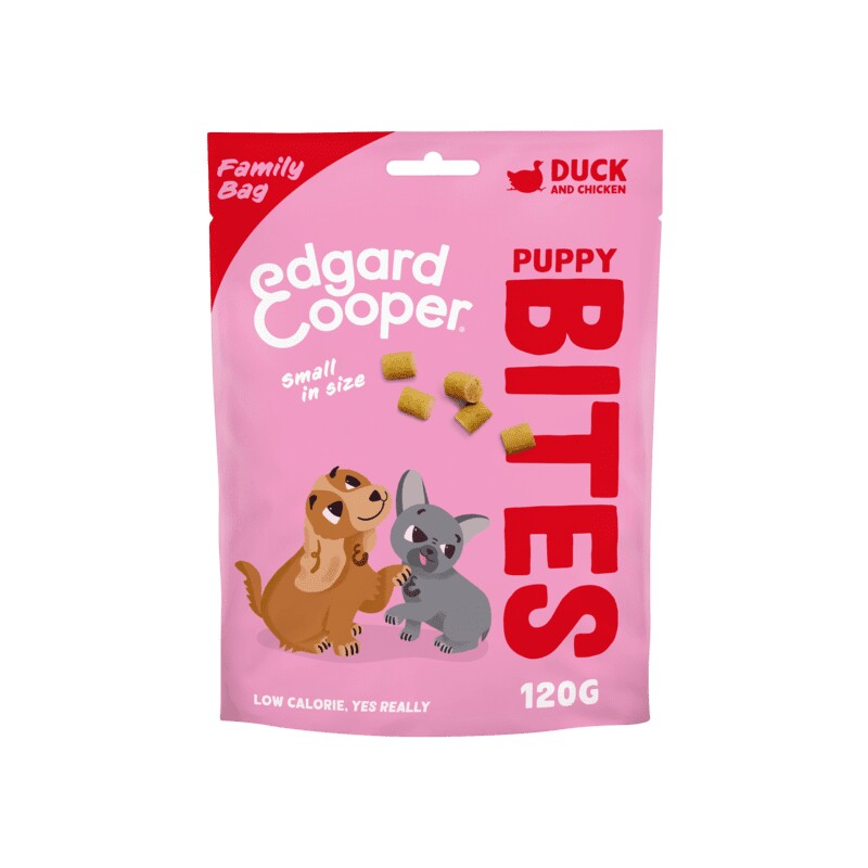 Edgard & Cooper Bites chiot canard & poulet 120 g