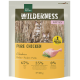 Real Nature Wilderness Kitten Pure Chicken Katzenfutterbeutel mit zwei Kätzchen, 65%/35%/0%, 300 g