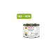 Canned dog food labeled "Medica Veterinary Diet" with a focus on convalescence, featuring a graphic of a dog and the text "NEU - NEW."