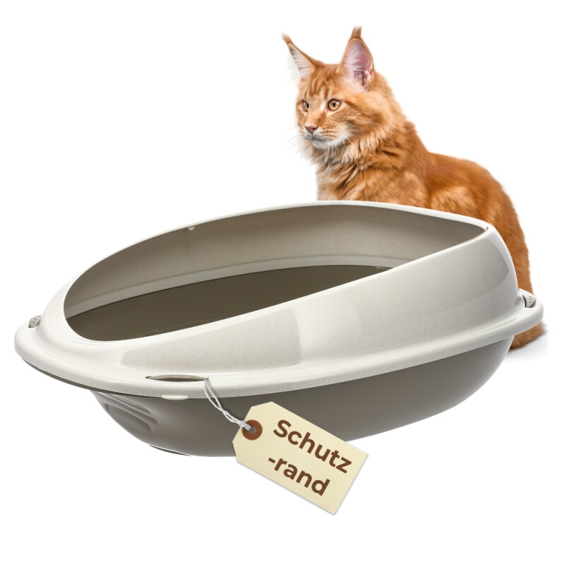 GarPet Katzenklo mit Rand Offen Katzentoilette