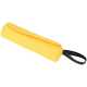 Gele speeltjeszak voor huisdieren met een zwarte handgreep, met een ritssluiting en een textuurdesign.