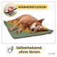 Selbstheizende Hundedecke grün