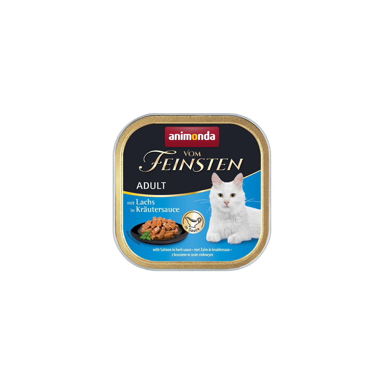 animonda Vom Feinsten Nassfutter Katze, Adult, Lachs 32x100 g