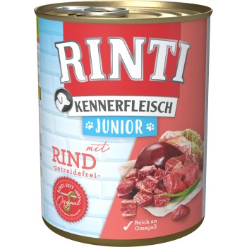 RINTI Kennerfleisch Junior Rind 24×800 g