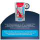 Premium Koi-Futterpaket mit der Aufschrift "KI-JA-KO SUPER MIX," mit einer Grafik eines Koi-Fisches, mit Fütterungsanweisungen und Nährwertinformationen.