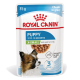 Karma mokra Royal Canin Puppy X-Small w saszetce, 85g, kawałki w sosie, dla szczeniąt 2-10 miesięcy, miękka konsystencja dla mlecznych zębów.