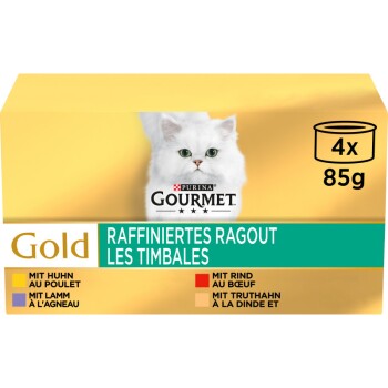 Gold Raffiniertes Ragout mit Gemüse 4x85g