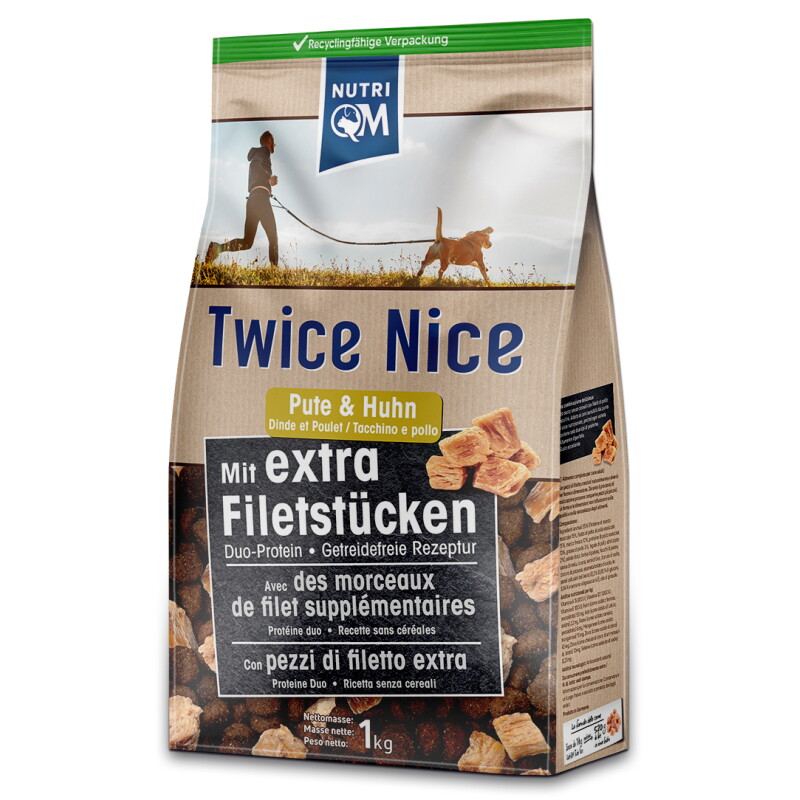 NutriQM Twice Nice Huhn und Pute 12 kg