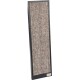 Cat scratching post with a textured, beige and brown surface and a black frame, featuring a "More" logo at the bottom.