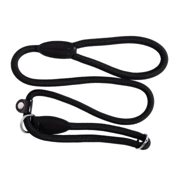 Retrieverleine, Hundeleine, Führleine schwarz 1,2 m