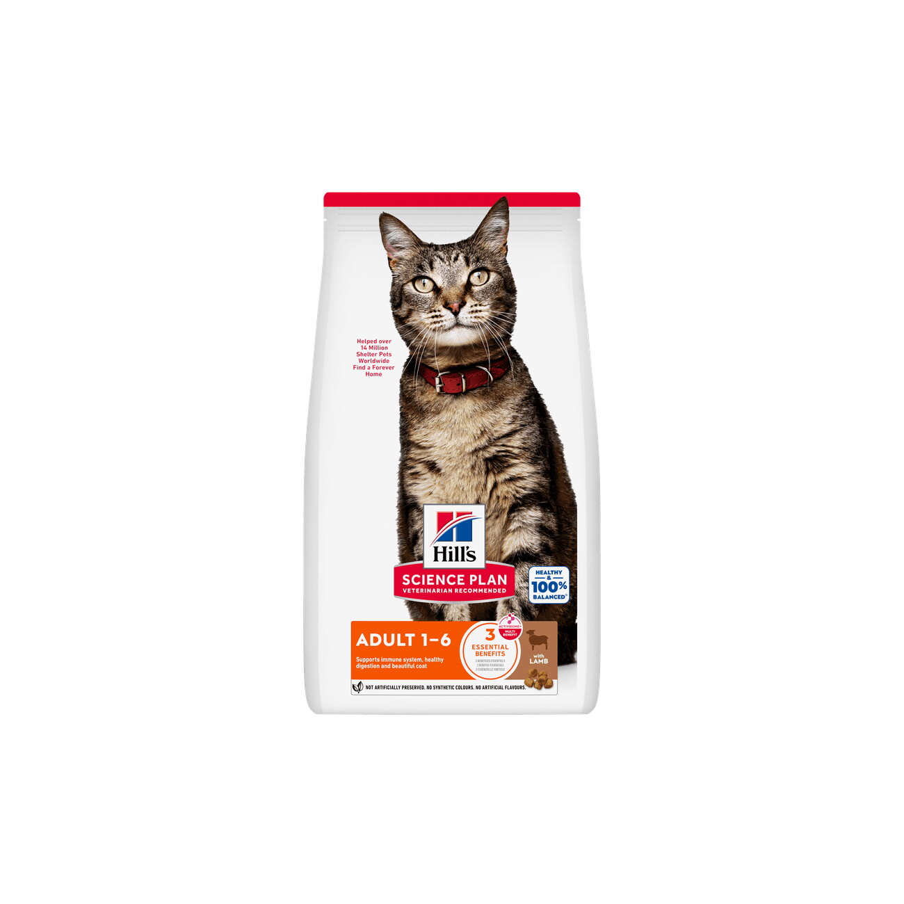 Hill's Science Plan Trockenfutter Katze, Adult, mit Lamm und Reis 3 kg