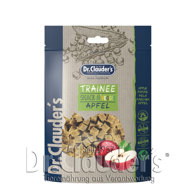 Dr. Clauder's Trainee Snack Veggie Apfel - 10x 80g