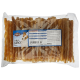Klare Verpackung von Trixie Kau-Snack Hundeleckerlis mit 100 Sticks (je 12 cm), 500 g Gesamtgewicht und einem Hundebild auf dem Etikett.