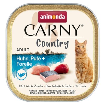 Carny Country Huhn, Pute & Forelle 32x100 g