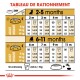 Tableau d'alimentation pour les chiots âgés de 2 à 11 mois, détaillant les quantités quotidiennes recommandées en fonction du poids (8 kg, 10 kg, 14 kg) en grammes et en tasses.