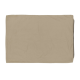 Beige Haustierdecke mit glatter Textur, mit einem kleinen Logo in der unteren Ecke, das 'Doctor Bark' liest.