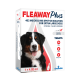 Box of FLEAWAY Plus 402 MG/361.8 MG spot-on solution for extra large dogs, 1 x 4.02 ml, treats fleas, ticks, biting lice