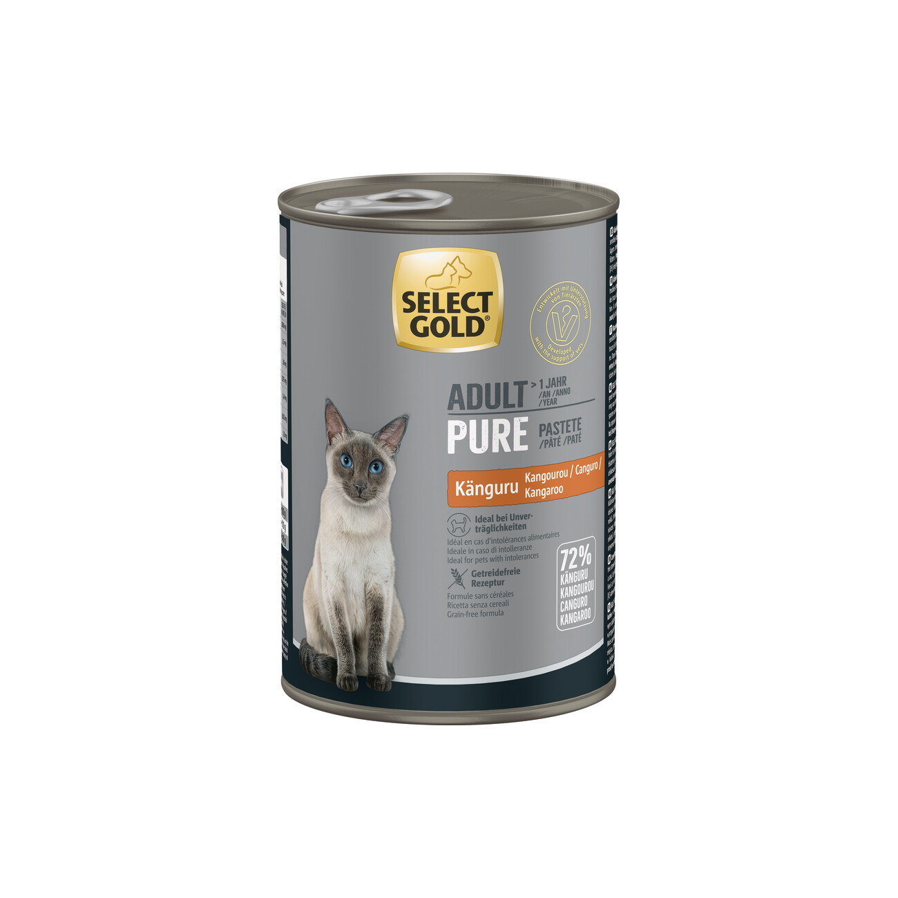 SELECT GOLD Pure Adult Paté Känguru 6x400 g