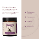 Memory Complex Nahrungsergänzungsmittel für Hunde, das Ginkgo und Vitamin B1 für kognitive Unterstützung enthält, mit einem Glas, das mit "Anti-Aging Nutrition" beschriftet ist.