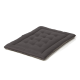 Grau Haustierbett mit gepolstertem Design, das eine weiche, gepolsterte Oberfläche für Komfort bietet.