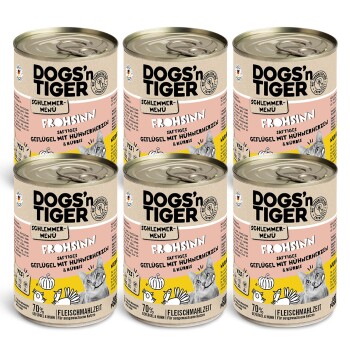 Dogs’n Tiger Katzennassfutter Frohsinn 6×400 g