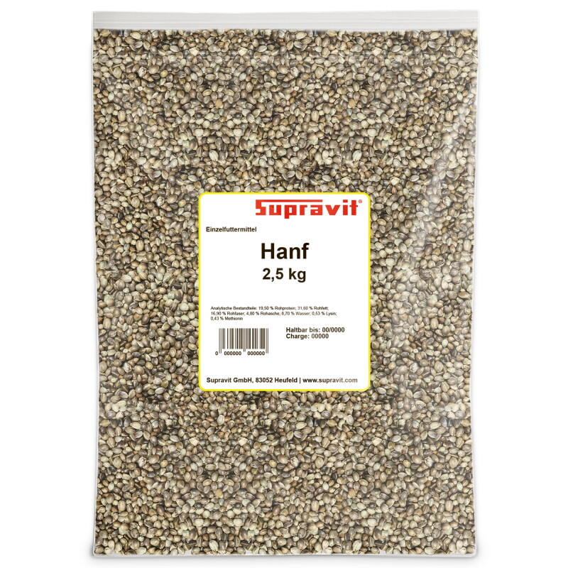 Supravit Hanf Wildvogelfutter 2,5 kg