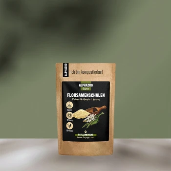 Flohsamenschalen gemahlen für Hunde und Katzen 250 g