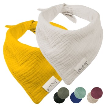 Hundehalstuch-Set orange/ grau L