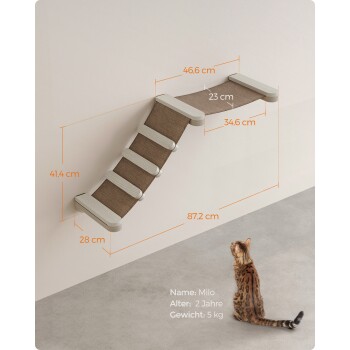 Clickat Katzenmöbel 3er Set, Katzennapf