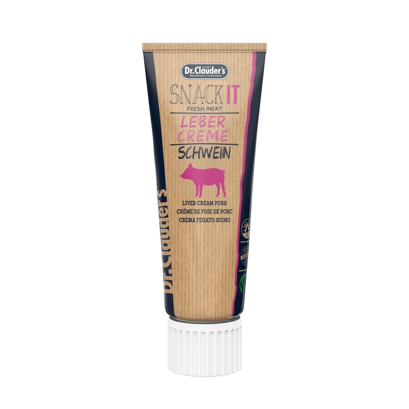 Dr. Clauder's Snack IT Leber Creme Schwein - 12x 75g