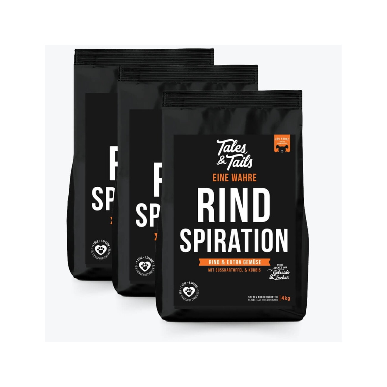 Tales & Tails Softes Trockenfutter Eine Wahre RindSpiration 3x4 kg