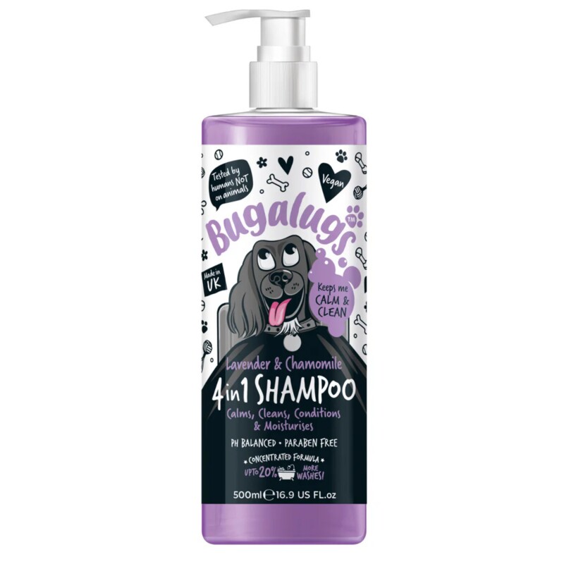Bugalugs Hundeshampoo 4in1 Lavendel & Kamille 500ml