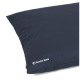 Marineblaues Haustierkissen mit einem eleganten Design, mit dem Logo 'Doctor Bark' in Weiß in der unteren rechten Ecke.