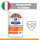 Hill's Prescription Diet c/d Urinary Care-Beutel, 'Tender Chunks in Gravy'; S+OX Shield; 'Hergestellt in Italien'.