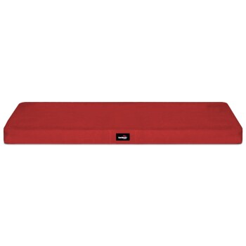 ® ALICE VISCO Orthopädische Hundematte dunkelrot 1,2 m, 9 cm, 90 cm
