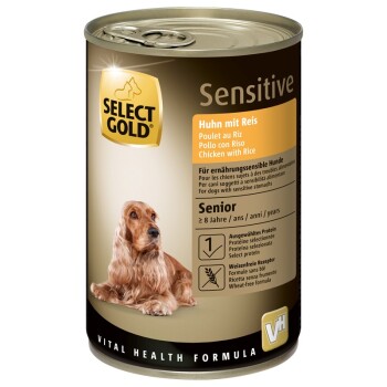 SELECT GOLD Sensitive Senior Huhn & Reis 6×400 g