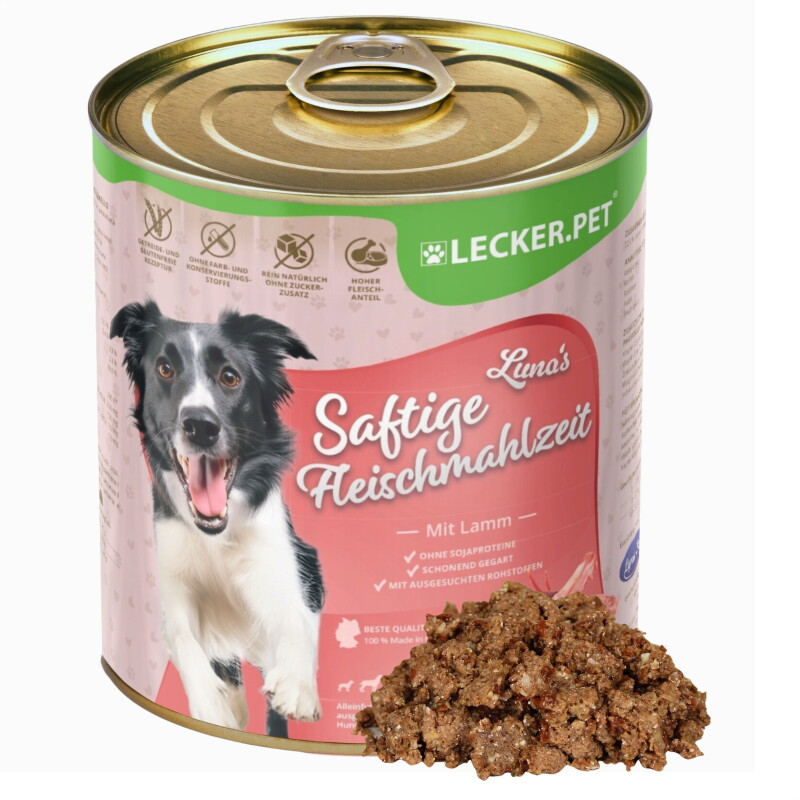 Lyra Pet Luna's Saftige Fleischmahlzeit mit Lamm 14,4 kg