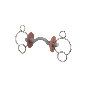 3-Ring Gebiss Zungenbogenstange 14 cm